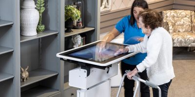 interactive tables in care homes